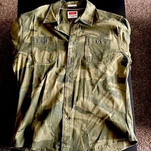 Mens wrangle long sleeve shirt